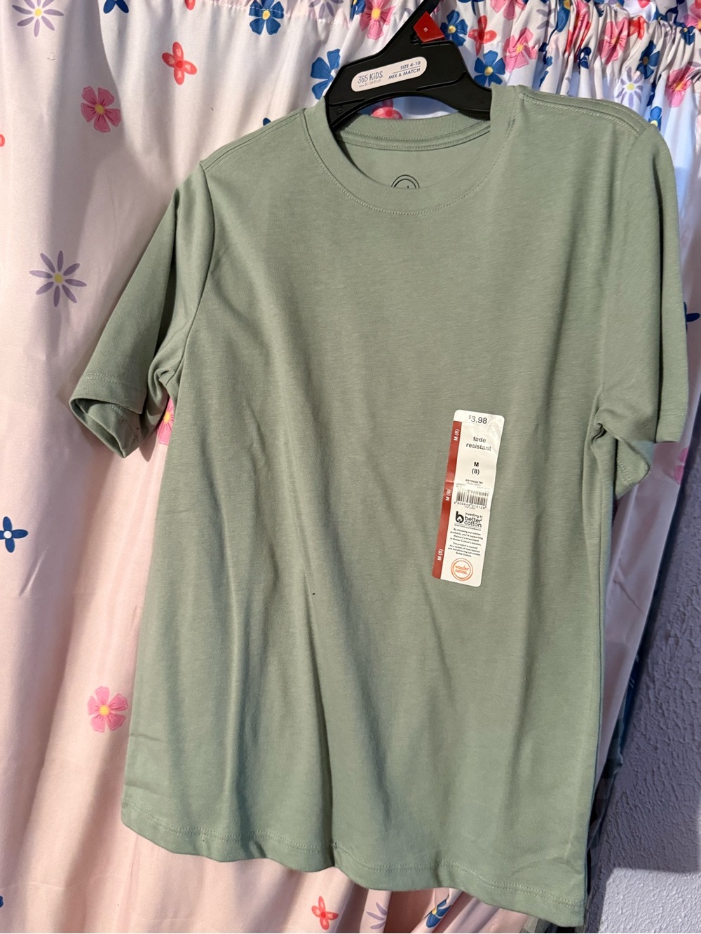 wonder nation Men's Crew Neck T-Shirt in Sage Green